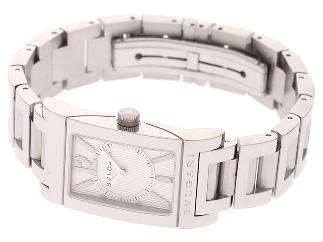 BVLGARI ブルガリ レッタンゴロ RT39S ステンレス SS シルバー  