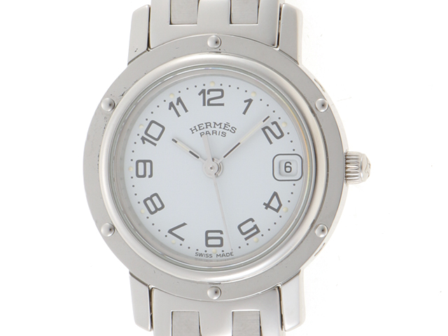 HERMES エルメス 時計 クリッパー レディース CL4.210 HERMES エルメス クリッパー CL4.210 No.6185 クオーツ 2000年代