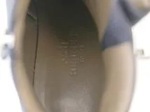 HERMES　エルメス　サンジェルマン　ショートブーツ　レディース35　ネイビー/シルバー金具　スウェード　182103Z　2148103619373　【200】