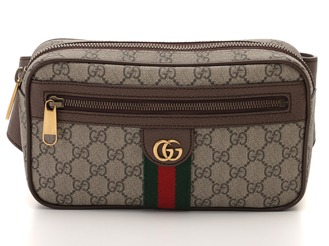 GUCCI グッチ オフィディアGGベルトバッグ 574796 ベージュ PVC/レザー