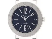 BVLGARI ブルガリ 腕時計 ブルガリブルガリ BB38SS ブラック文字盤 ステンレス 自動巻 2006年並行品【472】SJ
