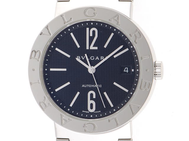極美品 BB33SS AUTO ブルガリ ブルガリブルガリ 自動巻 メンズ BVLGARI ブルガリ ブルガリブルガリ 腕時計 時計 ステンレス