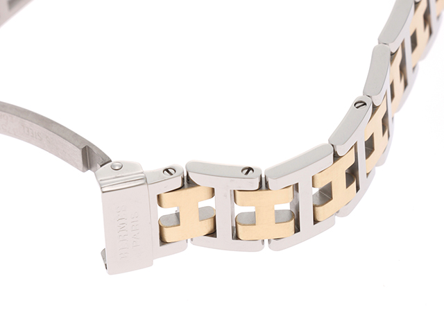 ◆エルメス◆クリッパー◆レディース◆約１２ｍｍ幅◆4連コマ◆CL4.220◆ HERMES エルメス 時計 レディース クリッパー CL4.220 ホワイト