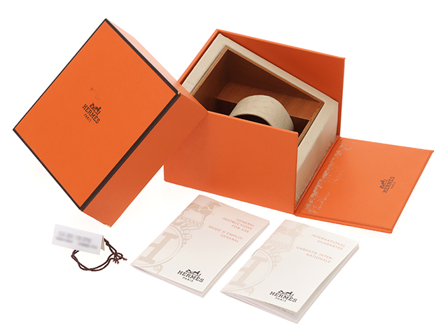 HERMES エルメス 時計 レディース クリッパー CL4.220 ホワイト