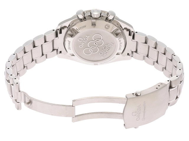 OMEGA オメガ 腕時計 スピードマスター ブロードアロー オリンピックコレクション 321.10.42.50.04.001 ステンレス ホワイト 自動巻き 【460】2148103622724