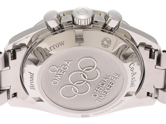 OMEGA オメガ 腕時計 スピードマスター ブロードアロー オリンピックコレクション 321.10.42.50.04.001 ステンレス ホワイト 自動巻き 【460】2148103622724