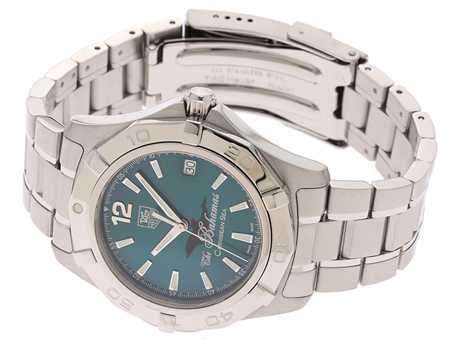 TAG HEUER タグホイヤー アクアレーサー ダイビング バハマカリビアン 腕時計 WAF211R.BA0806 ステンレススチール 自動巻き  ブルー文字盤 メンズ 2148103622816 【205】 の購入なら「質」の大黒屋（公式）