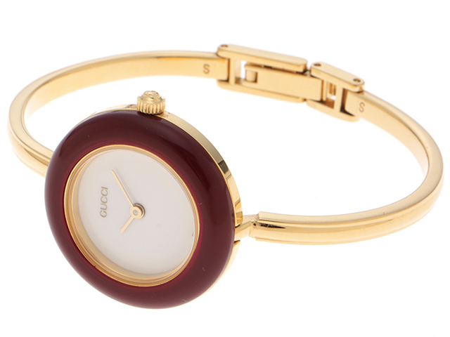 GUCCI グッチ 時計 チェンジベゼル 11/12.2 クオーツ レディース