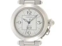 Cartier　カルティエ　パシャC　ビッグデイト　W31055M7　ステンレススチール　オートマチック　男女兼用　腕時計（2148103623608）【200】C