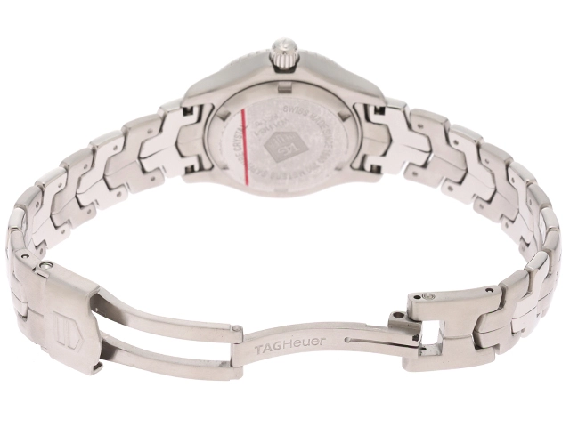 2008年並行品 TAG HEUER タグ・ホイヤー 腕時計 リンク デイト WJ131C-1 シェル11Pダイヤモンド文字盤 ステンレス クォーツ【472】SJ