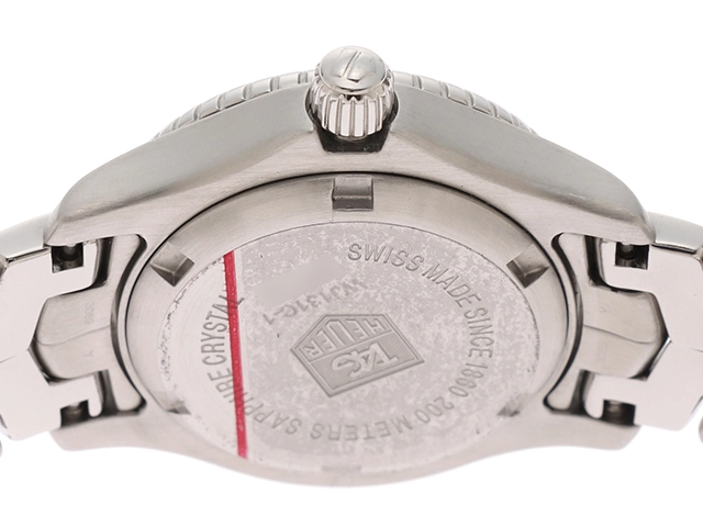 2008年並行品 TAG HEUER タグ・ホイヤー 腕時計 リンク デイト WJ131C-1 シェル11Pダイヤモンド文字盤 ステンレス クォーツ【472】SJ