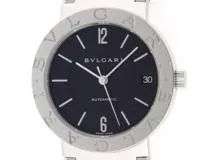 BVLGARI　ブルガリ　ブルガリブルガリ　BB33SS　ブラック文字盤/SS　メンズ【471】N
