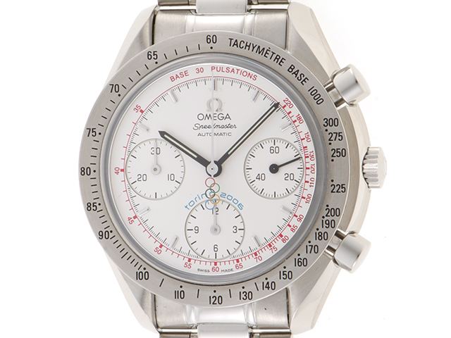2011年12月 並行 OMEGA オメガ 時計 スピードマスター 2006トリノ  