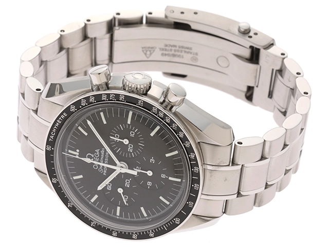 OMEGA　オメガ　スピードマスター プロフェッショナル　3570.50.00　ステンレス　SS　ブラック　メンズ　手巻き【432】2148103625169