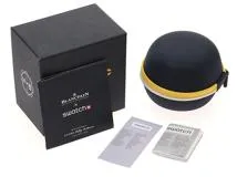 SWATCH　スウォッチ　ブランパンXSwatch　S035P100　パシフィックオーシャン　オートマチック　黄色系　メンズ　腕時計（2148103625282）【200】C