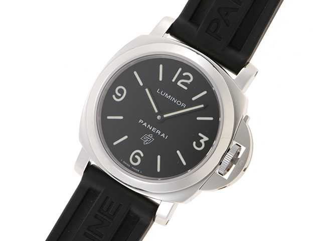 値段が激安 ルミノール 腕時計 パネライ PANERAI ベース ブラック PAM00000 アナログ（手巻き）