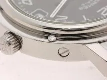 HERMES エルメス レディース時計 クリッパー クオーツ SS ステンレス ブラック文字盤 CL4.210【434】