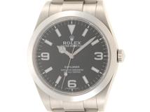 2018年　ROLEX　ロレックス　エクスプローラーⅠ　214270　ステンレススチール　ブラック文字盤　メンズ　腕時計（2148103625862）【200】C