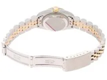 W番 1995年7月並行品　ROLEX ロレックス　 レディース オートマチック　デイトジャスト26 69173G　シャンパンホリコン10PD文字盤 旧留 K8YG/SS【472】HK