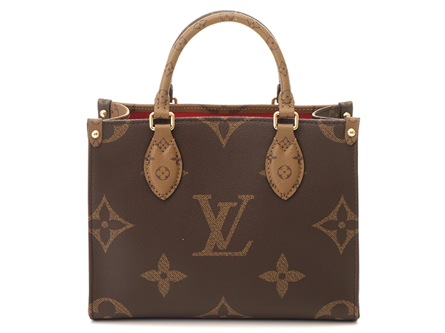 LOUIS VUITTON　ルイ・ヴィトン　オンザゴーPM　モノグラム・ジャイアント・リバース　M46373　2WAYショルダーバッグ【431】