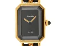 CHANEL シャネル 腕時計 プルミエールXL H0001 ゴールドメッキ/革