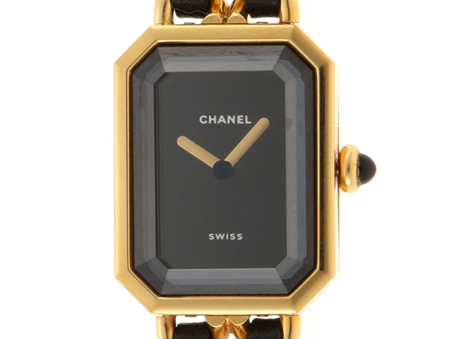 CHANEL シャネル 腕時計 プルミエールXL H0001 ゴールドメッキ/革