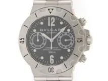 現状販売】 BVLGARI ブルガリ 時計 ディアゴノ スクーバ SC38S クロノグラフ SS 自動巻き式 2148103627743 【437】  の購入なら「質」の大黒屋（公式）