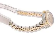 S番 ROLEX ロレックス レディース オートマチック デイトジャスト26 69173G シャンパンホリコン10PD文字盤 旧留 K18YG/SS【472】HK
