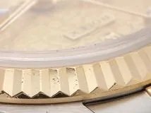 S番 ROLEX ロレックス レディース オートマチック デイトジャスト26 69173G シャンパンホリコン10PD文字盤 旧留 K18YG/SS【472】HK