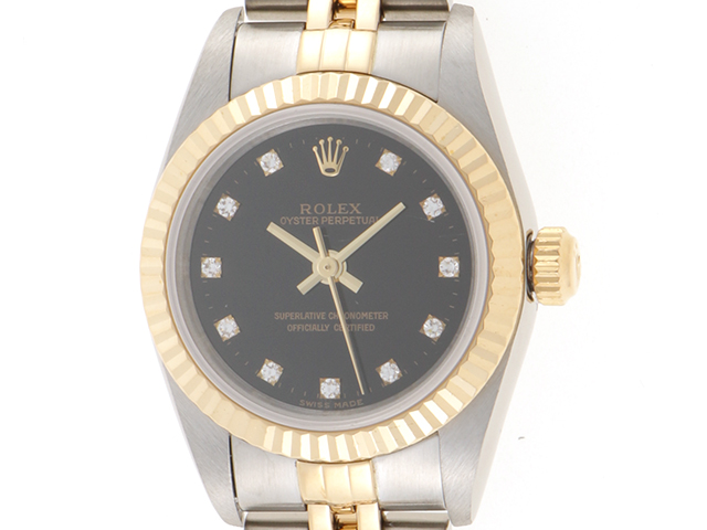 Rolex Oyster Perpetual 自動巻 腕時計レディース ロレックスオイスターパーペチュアル レディース 腕時計 67193