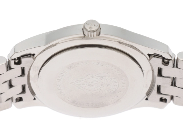 GUCCI グッチ 時計 5500L グレー レディース クオーツ (2148103627866)【200】