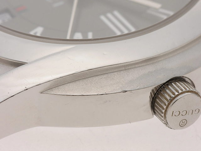 GUCCI グッチ 時計 5500L グレー レディース クオーツ (2148103627866)【200】