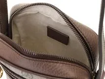GUCCI　グッチ　オフィディアGGスプリームショルダーバッグ　ベージュ／ブラウン／GP　【471】　Y