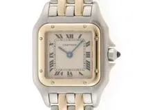 Cartier　カルティエ　パンテールSM　W25029B6　イエローゴールド/ステンレススチール　クォーツ　レディース　腕時計（2148103629471）【200】C