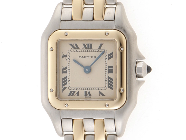 Cartier　カルティエ　パンテールSM　W25029B6　イエローゴールド/ステンレススチール　クォーツ　レディース　腕時計（2148103629471）【200】C