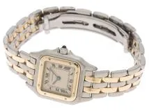 Cartier　カルティエ　パンテールSM　W25029B6　イエローゴールド/ステンレススチール　クォーツ　レディース　腕時計（2148103629471）【200】C