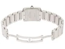 Cartier カルティエ 腕時計 タンクフランセーズMM W51011Q3 ホワイト文字盤 スティール クォーツ【472】SJ