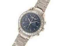 OMEGA オメガ 腕時計 スピードマスター デイデイト 3523.80.00 ブルー文字盤 ステンレススティール 自動巻き 現状販売 56番台【472】SJ