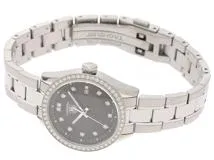TAG HEUER タグホイヤー カレラ ダイヤベゼル 腕時計 WV1412.BA0793 ステンレススチール 13Pダイヤモンド クォーツ  ブラック文字盤 レディース 2148103630040 【205】 の購入なら「質」の大黒屋（公式）