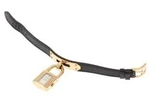 HERMES エルメス 腕時計 ケリーウォッチ KE1.201 ゴールドメッキ/エプソン □B刻印 ホワイト文字盤 クオーツ【472】SJ