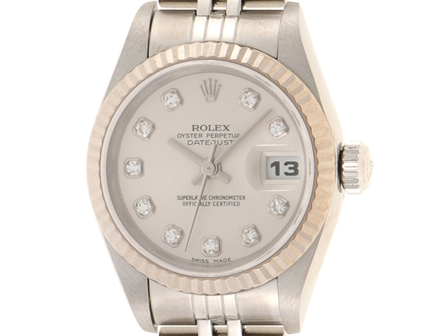 ロレックス ROLEX デイトジャスト26 ホワイトシェル 79174NGR SS