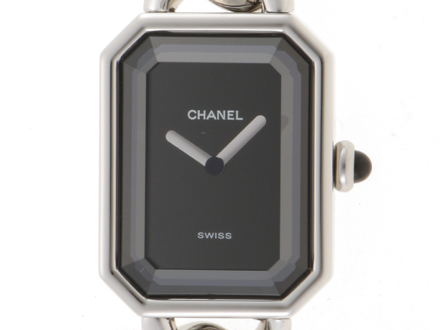 CHANEL シャネル 腕時計 プルミエールXL H0452 ステンレス ブラック ...