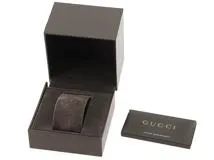 CUCCI　グッチ　レディース腕時計　クォ―ツ　3400M　ブラック文字盤【431】