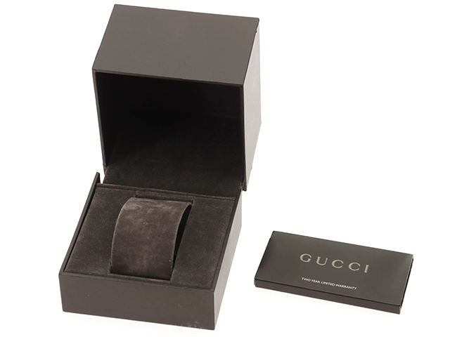 CUCCI グッチ レディース腕時計 クォ―ツ 3400M ブラック文字盤【431】