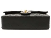CHANEL シャネル マトラッセダブルフラップチェーンショルダーバッグ