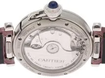 Cartier カルティエ 腕時計 パシャ ドゥ カルティエ ウォッチ WSPA0012 シルバー文字盤 スティール/クロコ革ベルト 自動巻き 2020年正規品【472】SJ