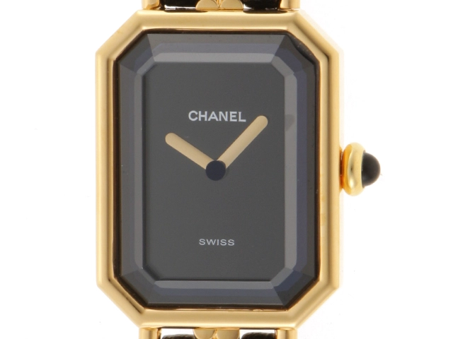 CHANEL シャネル プルミエールS H0001 GP/革 金メッキ/カワ ブラック レディース クオーツ【432】2148103635083  の購入なら「質」の大黒屋（公式）