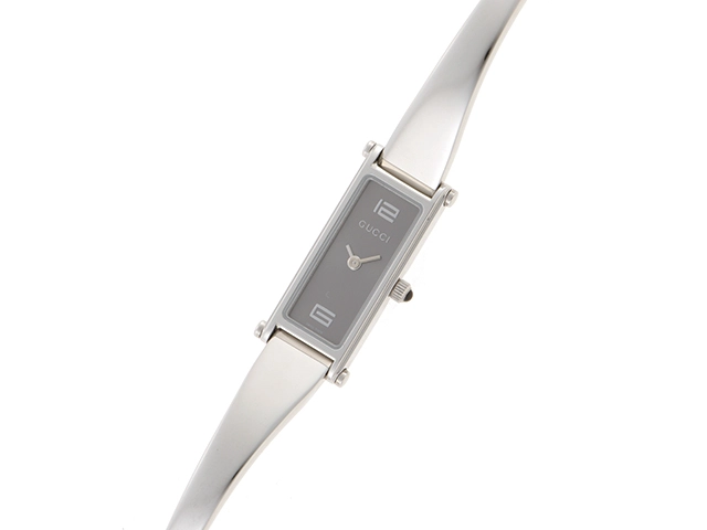 GUCCI グッチ 1500L SS ステンレススチール グレー文字盤 クォーツ 【460】2148103635175