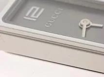 GUCCI グッチ 1500L SS ステンレススチール グレー文字盤 クォーツ 【460】2148103635175