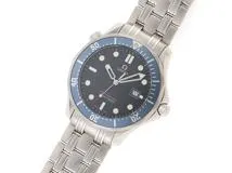 OMEGA　オメガ　シーマスター　ダイバー300　2221.80　SS　ネイビー文字盤　メンズ　クオーツ式　300m防水　【432】　2148103635199